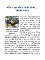 Giúp học sinh nhận thức… chính mình doc