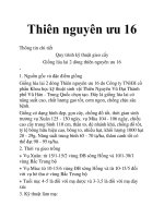 Thiên nguyên ưu 16 docx