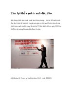 Tìm lợi thế cạnh tranh độc đáo pptx