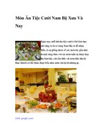 Món Ăn Tiệc Cưới Nam Bộ Xưa Và Nay pdf