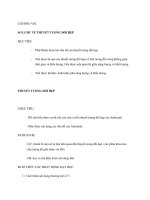 CHƯƠNG VIII. SƠ LƯỢC VỀ THUYẾT TƯƠNG ĐỐI HẸP pptx