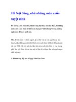 Hà Nội đông, nhớ những món cuốn tuyệt đỉnh pot