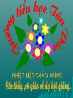 Giáo án tự nhiên xã hội 