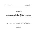 Báo cáo nghiên cứu nông nghiệp 
