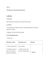 Viết đoạn văn trong văn bản thuyết minh potx