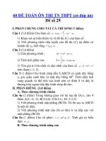 60 ĐỀ TOÁN ÔN THI TN THPT (có đáp án) Đề số 29 pot