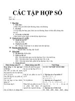 CÁC TẬP HỢP SỐ ppt