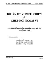 đồ án dây chuyền đếm sản phẩm