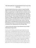 Một số phương pháp luận về xây dựng khối đoàn kết tôn giáo trong tư tưởng Hồ Chí Minh potx