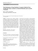 Báo cáo hóa học: 