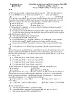 Tuyển tập đề thi thử đại học môn sinh năm 2009_THTP Lê Xoay_Đề 08 docx