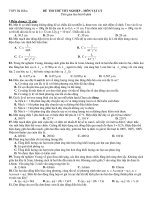 Để thi thử tốt nghiệp môn vật lý trường THPT Bà Điểm doc