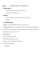 Tiết 20 :LUYỆN TẬP TÓM TẮT VĂN BẢN TỰ SỰ pdf