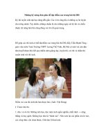 Những kỹ năng đơn giản để đạt điểm cao trong bài thi ĐH docx