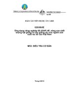 Báo cáo nghiên cứu nông nghiệp 