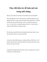 Thay đổi kiểu tóc để luôn mới mẻ trong mắt chàng pot