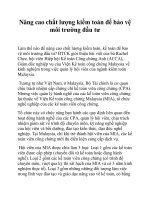 Nâng cao chất lượng kiểm toán để bảo vệ môi trường đầu tư ppt