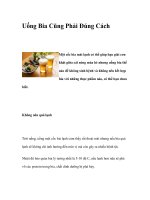 Uống Bia Cũng Phải Đúng Cách pot
