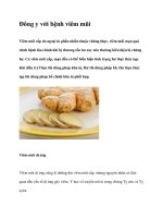 Đông y với bệnh viêm mũi ppt