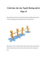 Cách tìm việc cho Người Hướng nội & Thực tế pot