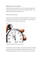 Những lưu ý cho các sĩ tử vào mùa thi pdf