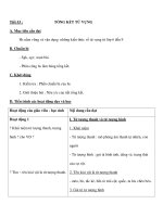 Tiết 53 : TỔNG KẾT TỪ VỰNG doc