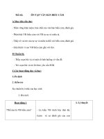 ÔN TẬP VĂN BẢN BIỂU CẢM pptx