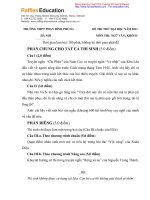 Đề thi thử đại học năm 2011 môn Văn khối D-Đề 1 pot