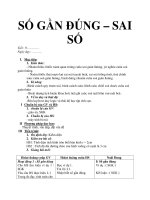 SỐ GẦN ĐÚNG – SAI SỐ potx