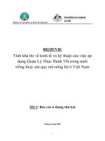 Báo cáo nghiên cứu nông nghiệp 