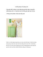 1 tủ đầu giường với 5 phong cách doc