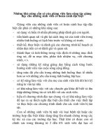 Những khả năng cần có của giảng viên làm công tác giảng dạy cho những sinh viên có hoàn cảnh đặc biệt potx