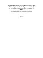 Báo cáo nghiên cứu nông nghiệp 