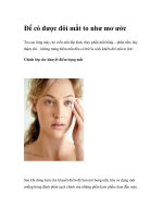 Để có được đôi mắt to như mơ ước ppt