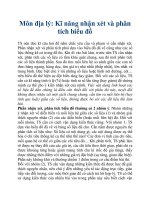 Môn địa lý: Kĩ năng nhận xét và phân tích biểu đồ ppt