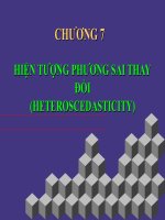 MÔN HỌC KINH TẾ LƯỢNG - CHƯƠNG 7 pptx