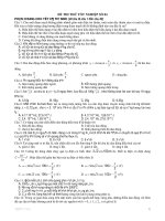 ĐỀ THI THỬ TỐT NGHIỆP SỐ 04 docx