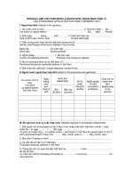 MẪU ĐƠN BẢO LÃNH CHO THÂN NHÂN LÀ NGƯỜI NƯỚC NGOÀI NHẬP CẢNH (1) VISA pot