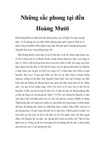 Những sắc phong tại đền Hoàng Mười ppt