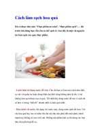 Cách làm sạch hoa quả pptx