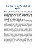 Giờ học sử, giờ 