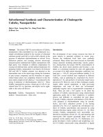 Báo cáo hóa học: 