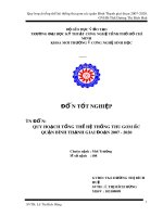 Quy hoạch tổng thể hệ thống thu gom rác quận Bình Thạnh giai đoạn 2007  2020