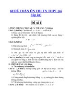 60 ĐỀ TOÁN ÔN THI TN THPT (có đáp án) Đề số 1(tt) pdf