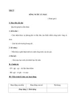 Tiết 77 SÔNG NƯỚC CÀ MAU ( Đoàn giỏi ) I- Mục tiêu cần đạt Qua bài giúp hs pdf