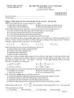 TRƯỜNG THPT CHUYÊN LÊ QUÝ ĐÔN BR - VT ĐỀ THI THỬ ĐẠI HỌC LẦN 2 NĂM 2010 MÔN SINH HỌC pdf