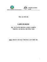 Báo cáo nghiên cứu nông nghiệp 