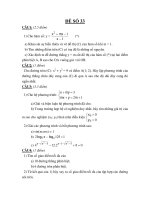 Đề thi thử toán khối A năm 2012 docx