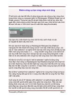 Nhóm công cụ tạo vùng chọn mở rộng pptx