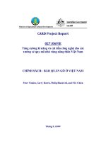 Báo cáo nghiên cứu nông nghiệp 